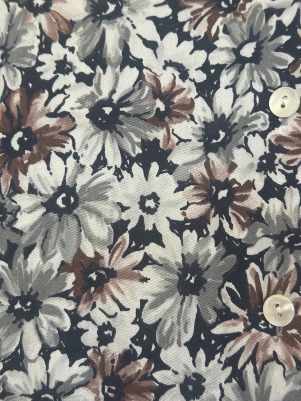 Banana Republic Safari & Travel Clothing Vintage Floral Button Up Shirt